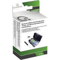 2010C255 VGA-Steckverbinder Buchse, gerade Polzahl: 15 Schwarz 1 Set - Quadrios 2010C255 VGA-Steckverbinder Buchse, gerade Polzahl: 15 Schwarz 1 Set - Quadrios von QUADRIOS