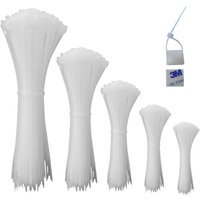 Quadrios - 23CA240 23CA240 Kabelbinder Weiß UV-stabilisiert 1020 St. von QUADRIOS