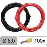 25CW131 Einzelader LiFY 6.0 mm² Rot, Schwarz 1 Set - Quadrios 25CW131 Einzelader LiFY 6.0 mm² Rot, Schwarz 1 Set - Quadrios von QUADRIOS