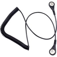 ESD-Erdungskabel 1.80 m Druckknopf 4 mm - Quadrios von QUADRIOS