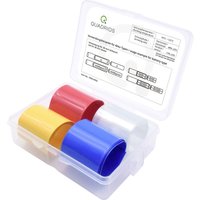 Quadrios - 1905CA056 Akkuschrumpfschlauch ohne Kleber Transparent, Blau, Gelb, Rot 19 mm 10 mm Schrump Quadrios - 1905CA056 Akkuschrumpfschlauch ohne Kleber Transparent, Blau, Gelb, Rot 19 mm 10 mm Schrump von QUADRIOS