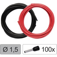 25CW128 Einzelader LiFY 1.5 mm² Rot, Schwarz 1 Set - Quadrios 25CW128 Einzelader LiFY 1.5 mm² Rot, Schwarz 1 Set - Quadrios von QUADRIOS
