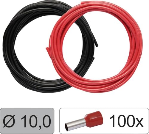 Quadrios 25CW132 Einzelader LiFY 10 mm² Rot, Schwarz 1 Set Quadrios 25CW132 Einzelader LiFY 10 mm² Rot, Schwarz 1 Set von QUADRIOS