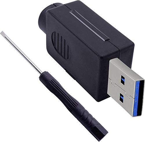 Quadrios USB 3.0 Modular-Stecker Set, Typ A Stecker, gerade 2001C200 Inhalt: 1St. von QUADRIOS