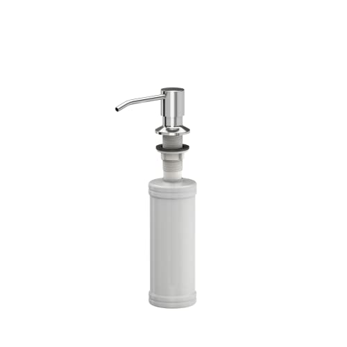 QUADRON Seifenspender Chrom 350ml Spülmittelspender, Metall Nachfüllbarer Soap Dispenser, Spender Geeignet für Küche, Handseife, Shampoo, Duschgel, Waschmittel, Bad von QUADRON imagine your kitchen