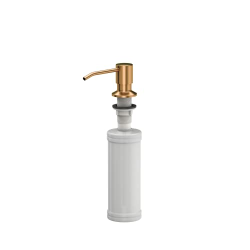 QUADRON Seifenspender Pvd-Kupfer 350ml Spülmittelspender, Metall Nachfüllbarer Soap Dispenser, Spender Geeignet für Küche, Handseife, Shampoo, Duschgel, Waschmittel, Bad von QUADRON imagine your kitchen