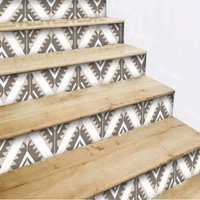 Aufkleber Für Treppenstufen - Abziehbare 6Er-Pack Dekostreifen Treppenstufen- Montezuma von QUADROSTYLE