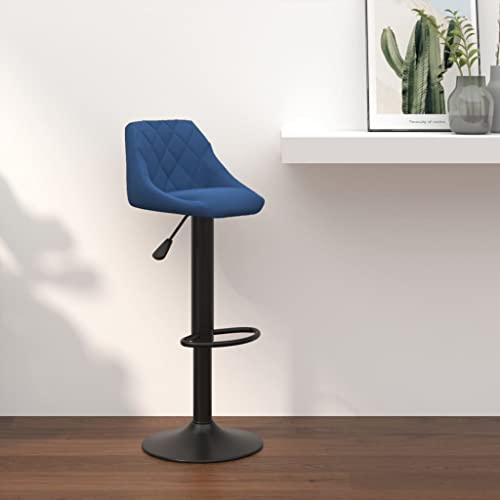 QUAHEAS Barhocker Blau Samt, Höhenverstellbarer Drehstuhl für Küche und Essbereich, Ergonomischer Tresenhocker mit Rückenlehne und Fußstütze, Moderner Komfort für Ihr Zuhause QUAHEAS Barhocker Blau Samt, Höhenverstellbarer Drehstuhl für Küche und Essbereich, Ergonomischer Tresenhocker mit Rückenlehne und Fußstütze, Moderner Komfort für Ihr Zuhause von QUAHEAS