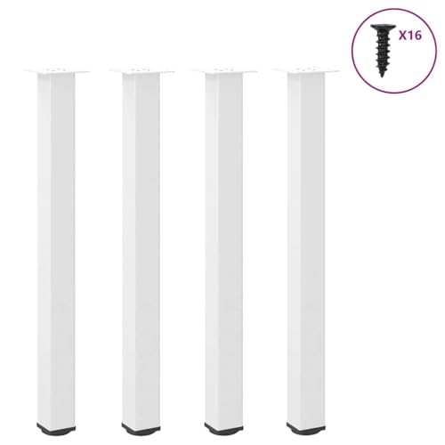 QUAHEAS Bartischbeine 4 STK. Weiß 90-92 cm, pulverbeschichteter Stahl, verstellbare Nivellierfüße, für Stehtisch Möbel QUAHEAS Bartischbeine 4 STK. Weiß 90-92 cm, pulverbeschichteter Stahl, verstellbare Nivellierfüße, für Stehtisch Möbel von QUAHEAS