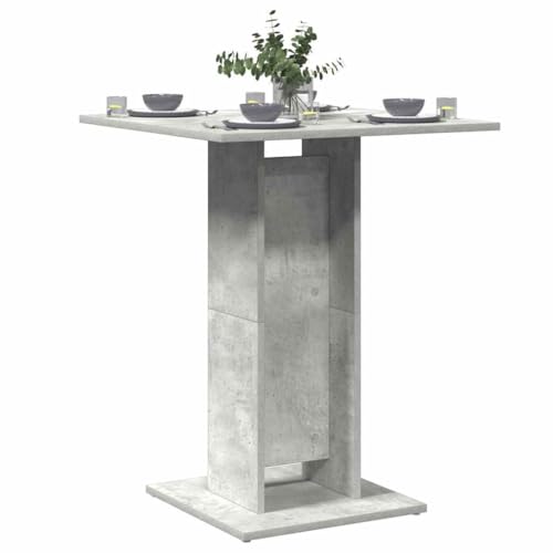 QUAHEAS Bistrotisch Betongrau 60x60x75 cm aus robustem Holzwerkstoff, moderner Esstisch für Küche und Esszimmer, Stabiler Bartisch für Apartment, stilvoller Beistelltisch. QUAHEAS Bistrotisch Betongrau 60x60x75 cm aus robustem Holzwerkstoff, moderner Esstisch für Küche und Esszimmer, Stabiler Bartisch für Apartment, stilvoller Beistelltisch. von QUAHEAS