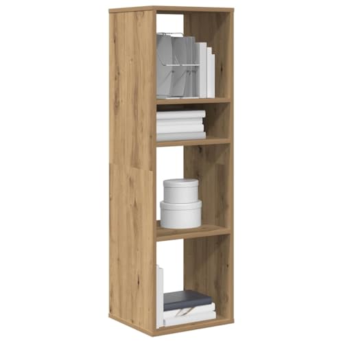 QUAHEAS Bücherregal Artisan-Eiche Holzwerkstoff 34x31x112 cm, Robustes Storage Shelf für Bücher und Dekoration, vielseitiger Organizer als Bookshelf und Bookcase im Room QUAHEAS Bücherregal Artisan-Eiche Holzwerkstoff 34x31x112 cm, Robustes Storage Shelf für Bücher und Dekoration, vielseitiger Organizer als Bookshelf und Bookcase im Room von QUAHEAS