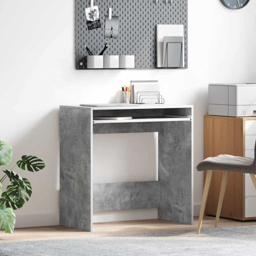 QUAHEAS Computertisch, Beton Grau Schreibtisch Rechteckig, Spanplatte, Modernes Büro, Home Office, Studienzimmer, Arbeitszimmer, Desktop QUAHEAS Computertisch, Beton Grau Schreibtisch Rechteckig, Spanplatte, Modernes Büro, Home Office, Studienzimmer, Arbeitszimmer, Desktop von QUAHEAS