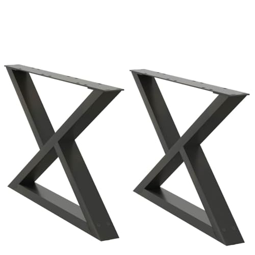 QUAHEAS Couchtischbeine 2er-Set, Anthrazit, 70x42-43,3 cm, pulverbeschichteter Stahl, verstellbare Nivellierfüße, für DIY Möbel QUAHEAS Couchtischbeine 2er-Set, Anthrazit, 70x42-43,3 cm, pulverbeschichteter Stahl, verstellbare Nivellierfüße, für DIY Möbel von QUAHEAS