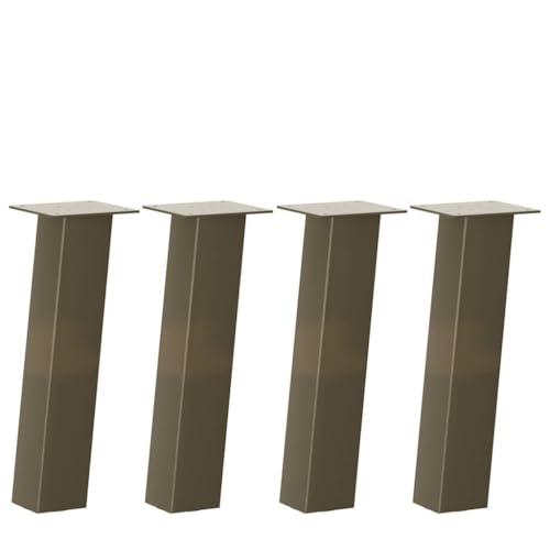 QUAHEAS Couchtischbeine 4 STK. Naturstahl 30 cm, Pulverbeschichteter Metall Stahl, Robuste Tischbeine mit Gummipuffern, Möbelbeine Modernes Design für DIY Couchtisch QUAHEAS Couchtischbeine 4 STK. Naturstahl 30 cm, Pulverbeschichteter Metall Stahl, Robuste Tischbeine mit Gummipuffern, Möbelbeine Modernes Design für DIY Couchtisch von QUAHEAS