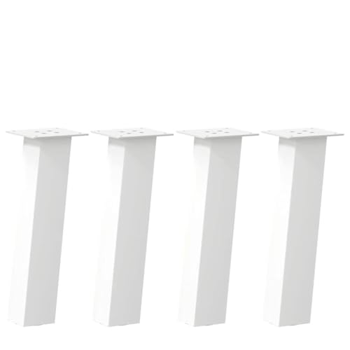 QUAHEAS Couchtischbeine 4 STK. Weiß 42 cm Stahl, Pulverbeschichtet, 80x80mm Röhre, Moderne Ästhetik für DIY Möbel Projekte, Robuste Tischbeine QUAHEAS Couchtischbeine 4 STK. Weiß 42 cm Stahl, Pulverbeschichtet, 80x80mm Röhre, Moderne Ästhetik für DIY Möbel Projekte, Robuste Tischbeine von QUAHEAS