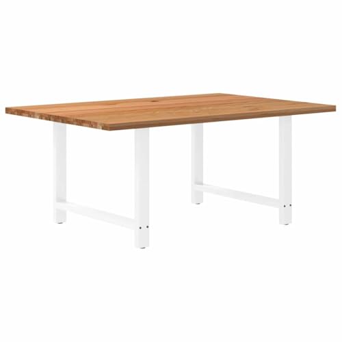 QUAHEAS Esstisch Hellbraun Massivholz Eiche Rechteckig 180x120x74 cm, Moderner Esszimmertisch für Küche Wohnzimmer Robust Stabil Langlebig, Ideal für Familie & Freunde mit Stühlen QUAHEAS Esstisch Hellbraun Massivholz Eiche Rechteckig 180x120x74 cm, Moderner Esszimmertisch für Küche Wohnzimmer Robust Stabil Langlebig, Ideal für Familie & Freunde mit Stühlen von QUAHEAS