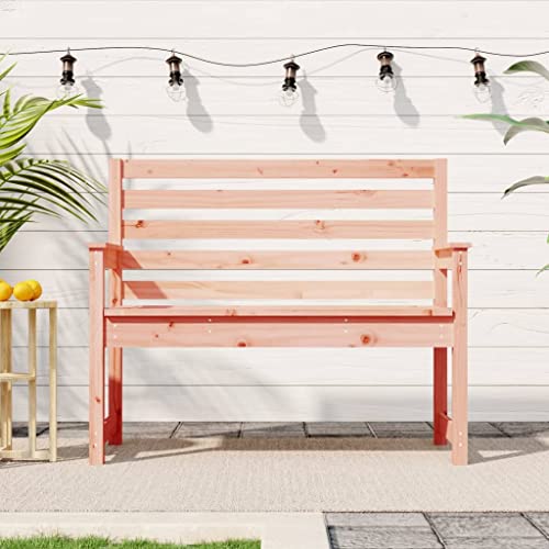 QUAHEAS Gartenbank aus Massivholz Douglasie, robuste Outdoor Sitzbank für Garten und Terrasse, langlebige Außenbereich Möbel, Bequeme Sitzgelegenheit für Draußen, klassischer Stil. von QUAHEAS