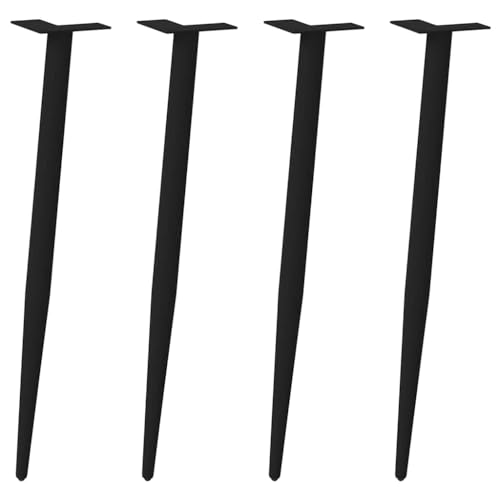 QUAHEAS Konsolentischbeine Konische Form 4 STK., Schwarz 72-73 cm, Pulverbeschichteter Stahl, Verstellbare Nivellierfüße, Möbel Tischbeine Ersatz, Modernes Design Set QUAHEAS Konsolentischbeine Konische Form 4 STK., Schwarz 72-73 cm, Pulverbeschichteter Stahl, Verstellbare Nivellierfüße, Möbel Tischbeine Ersatz, Modernes Design Set von QUAHEAS