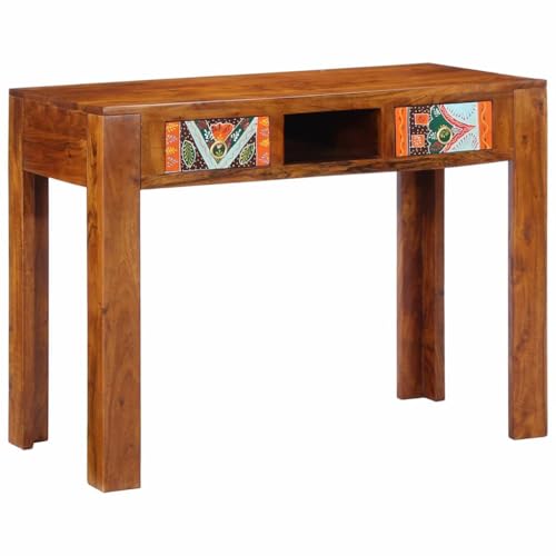 QUAHEAS Schreibtisch 100x50x75 cm, Massivholz Akazie, rechteckig, für Zuhause & Büro, stilvoller Computer- & Arbeitstisch QUAHEAS Schreibtisch 100x50x75 cm, Massivholz Akazie, rechteckig, für Zuhause & Büro, stilvoller Computer- & Arbeitstisch von QUAHEAS