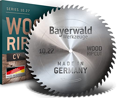 Bayerwald - CV Kreissägeblatt - Ø 300 mm x 1,6 mm x 30 mm | Wolfszahn (56 Zähne) | grobe, schnelle Zuschnitte - Brennholz & Holzwerkstoffe/Längs- & Querschnitt von Bayerwald Werkzeuge