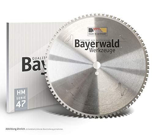 Bayerwald - HM Kreissägeblatt - 160 x 2/1.6 x 20 | Nebenlöcher: 2/6/32 | Zahnform: FZF (42 Zähne) |Zum Trennen von Profilmaterialien aus Stahl, ohne Kühlung von QUALITÄT AUS DEUTSCHLAND Bayerwald Werkzeuge