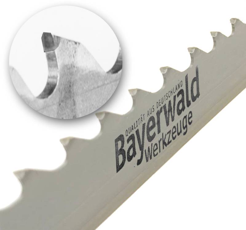 QUALITÄT AUS DEUTSCHLAND Bayerwald Werkzeuge Bandsägeblatt HM PR Plus Bandsägeblatt - 4180 x 27 x 0.9 x 2.3 von QUALITÄT AUS DEUTSCHLAND Bayerwald Werkzeuge