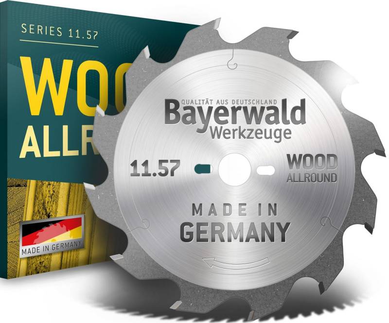 QUALITÄT AUS DEUTSCHLAND Bayerwald Werkzeuge Kreissägeblatt HM Kreissägeblatt - 160 x 2.2/1.6 x 20 Z12 WZ von QUALITÄT AUS DEUTSCHLAND Bayerwald Werkzeuge