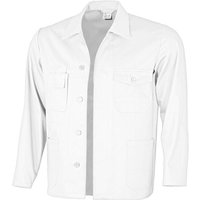 Qualitex Arbeitsjacke "basic", Größe: 106, Farbe: weiß von QUALITEX
