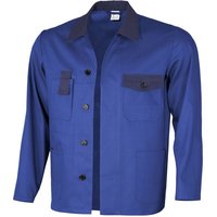 Qualitex Arbeitsjacke basic 2-farbig, Größe: 52, Farbe: kornblau/marine von QUALITEX