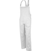 Qualitex Latzhose "basic", Größe: 56, Farbe: weiß von QUALITEX