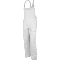 Qualitex Latzhose "basic", Größe: 60, Farbe: weiß von QUALITEX