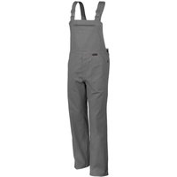 Qualitex Latzhose "classic", Größe: 98, Farbe: grau von QUALITEX