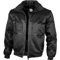 Qualitex Pilotjacke mit Teddyfutter 1000 Gr. 2XL schwarz von QUALITEX