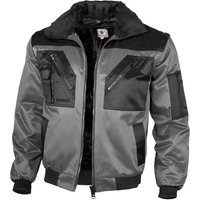 Qualitex Pilotjacke mit Teddyfutter 1000 Gr. L grau/schwarz von QUALITEX