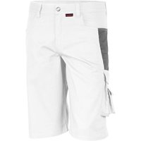 Qualitex Shorts "PRO", Größe: 58, Farbe: weiß/grau von QUALITEX