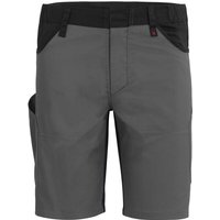 Qualitex Shorts X-Serie, Größe: 50, Farbe: grau/schwarz von QUALITEX