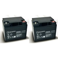 Ersatzakku Orthopedia Ortocar 3/4exclusiv 2 St. Q-Batteries 12LCP-50 12V-50Ah BleiAkku Zyklentyp von QUALITY BATTERIES