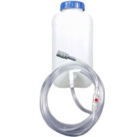 Fallwasserbehälter 10l mit Auslaufhahn, Fließanzeiger mit Filter, Schlauch (4m) und Kupplung von QUALITY BATTERIES