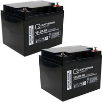 Quality Batteries - Ersatzakku für Bischoff & Bischoff Orbis Scooter 24V 2 x 12V 50Ah von QUALITY BATTERIES