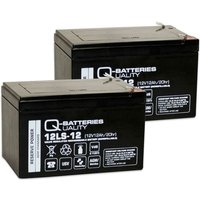 Quality Batteries - Ersatzakku für Brandmeldezentrale Esser Honeywell es Line 2 x agm Batterie 12V 12Ah mit VdS von QUALITY BATTERIES