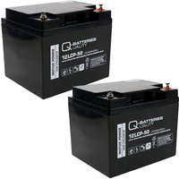 Quality Batteries - Ersatzakku für Invacare Spectra Seat Riser Rollstuhl 24V 2 x 12V 50Ah von QUALITY BATTERIES