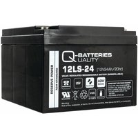 Quality Batteries - Q-Batteries 12LS-24 12V 24Ah Blei-Vlies-Akku / agm vrla mit VdS von QUALITY BATTERIES