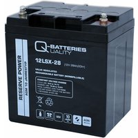 Quality Batteries - Q-Batteries 12LSX-28 12V 28Ah Blei-Vlies-Akku / agm 10 Jahre von QUALITY BATTERIES