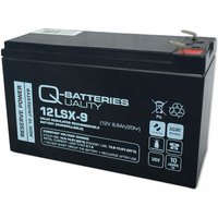 Quality Batteries - Q-Batteries 12LSX-9 12V 8,8Ah Blei-Vlies-Akku / agm 10 Jahre von QUALITY BATTERIES