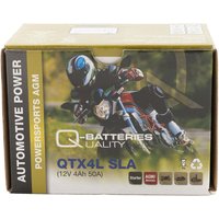 Quality Batteries - Q-Batteries QTX4L sla agm Motorradbatterie 12V 3Ah 40A inkl. 7,50€ Pfand von QUALITY BATTERIES