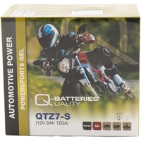 Quality Batteries - Q-Batteries QTZ7-S Gel Motorradbatterie 12V 5Ah 90A 57902 inkl. 7,50€ Pfand von QUALITY BATTERIES