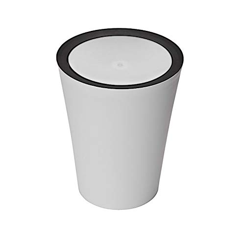 Qualy Behälter, Kunststoff, Weiß, Ø 150 x 190 mm. (2 L.) von QUALY