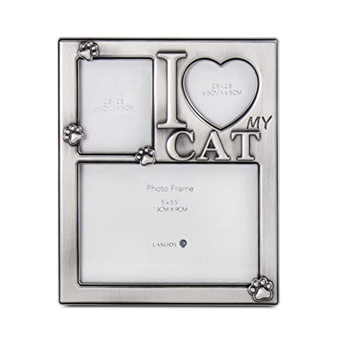 Lasody I Love My Cat Collage Bilderrahmen Meow Bilderrahmen Tischrahmen für Katze - Cherish Every Memory von QUANZHOU NEW PROSPER GIFTS CO.,LTD