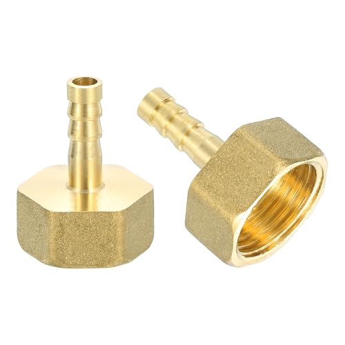 QUARKZMAN 1/4" x G 1/2 Schlauchverbinder Messing, 2 Stück Gartenschlauch Schlauchstutzen Rohrfitting Adapter mit Band zum Verbinden von Rohren Mechanischen Geräten QUARKZMAN 1/4" x G 1/2 Schlauchverbinder Messing, 2 Stück Gartenschlauch Schlauchstutzen Rohrfitting Adapter mit Band zum Verbinden von Rohren Mechanischen Geräten von QUARKZMAN
