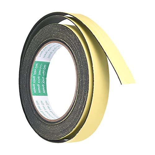 QUARKZMAN 1 Stück 20mm W 1mm T 16.4ft Schaumstoff Dichtung Band Selbstklebende EVA Witterung Adichtung Schalldichte Streifen für Türen Gap Block von QUARKZMAN